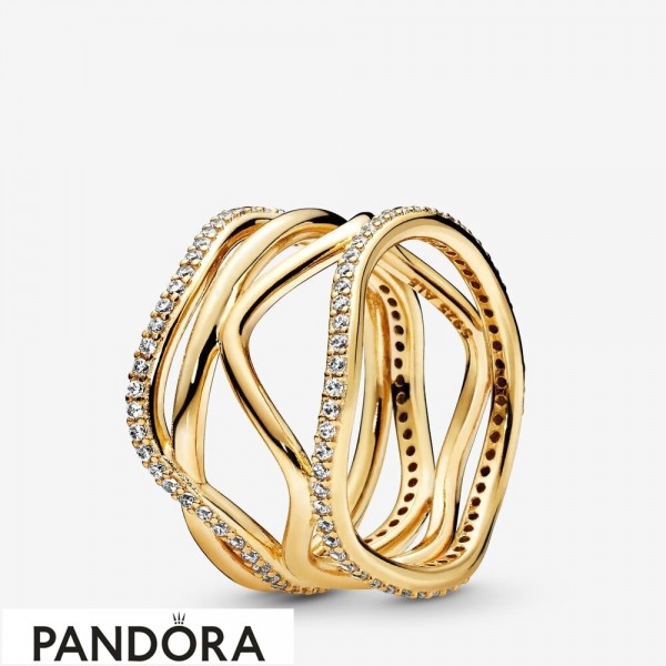 Pandora Jewellery Shine Swirling Lines Ring