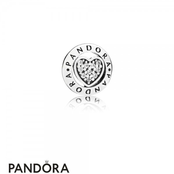 Women's Pandora Jewellery Signature Heart Petite Charm