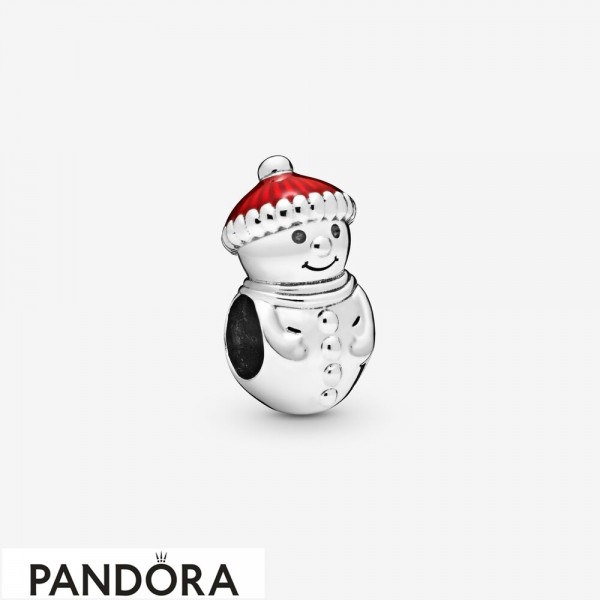 Women's Pandora Jewellery Snowman And Santa Hat Charm