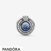 Women's Pandora Jewellery Sparkling Blue Crown O Charm