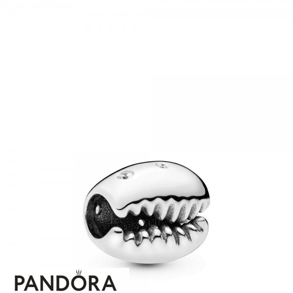 Women's Pandora Jewellery Sparkling Coffee Bean Shell Charm