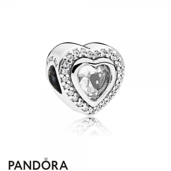 Women's Pandora Jewellery Sparkling Love Heart Charm