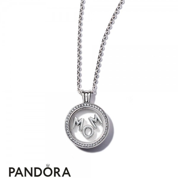 Women's Pandora Jewellery Sparkling Mom Floating Locket Gift Set