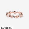 Women's Pandora Jewellery Sparkling Seashell Band Cz Ring