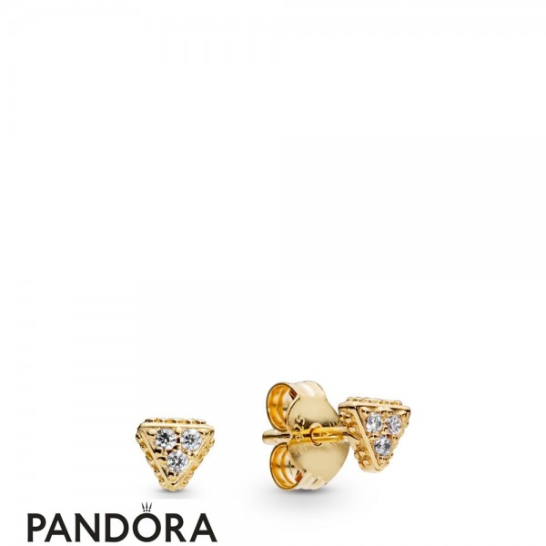 Women's Pandora Jewellery Sparkling Triangles Stud Earrings Pandora Jewellery Shine