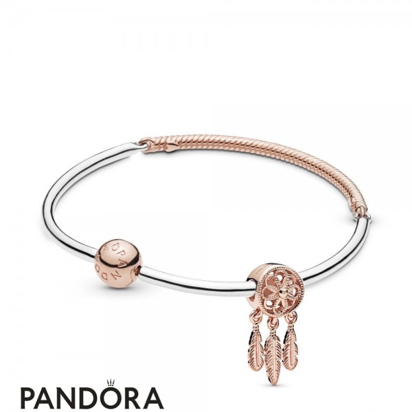 Women's Pandora Jewellery Spiritual Dreamcatcher Bracelet Set