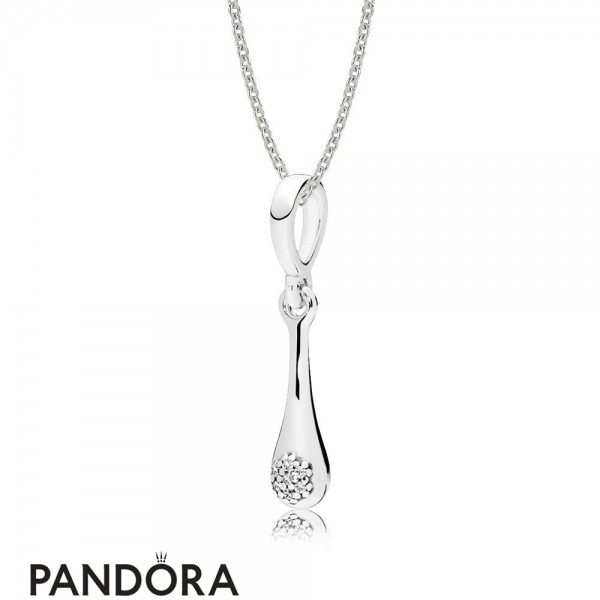 Women's Pandora Jewellery Sterling Silver Modern Lovepods Necklace Set