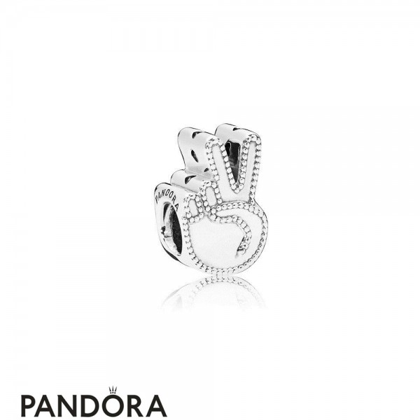 Women's Pandora Jewellery Symbol Of Peace Charm
