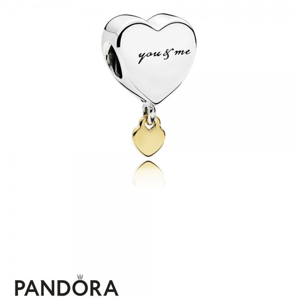 Women's Pandora Jewellery Two Hearts Pendant Charm