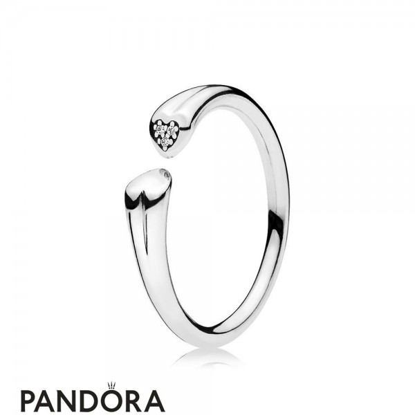 Women's Pandora Jewellery Two Hearts Ring
