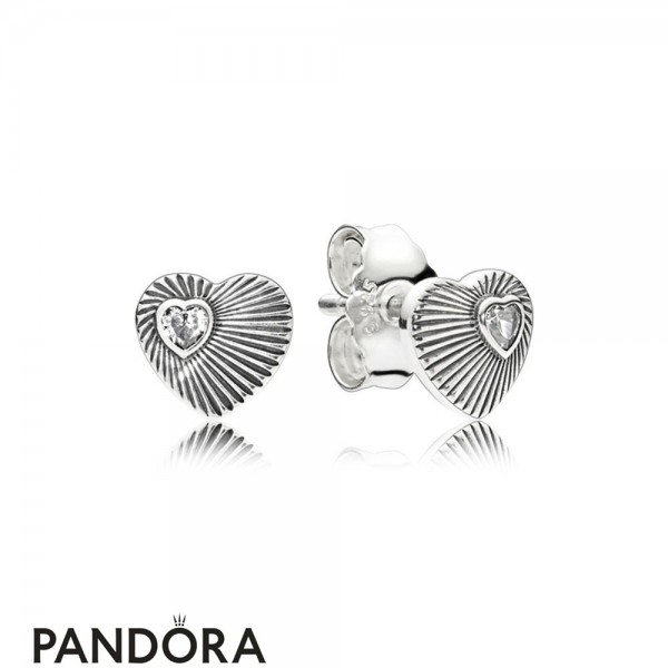 Women's Pandora Jewellery Vintage Heart Fans