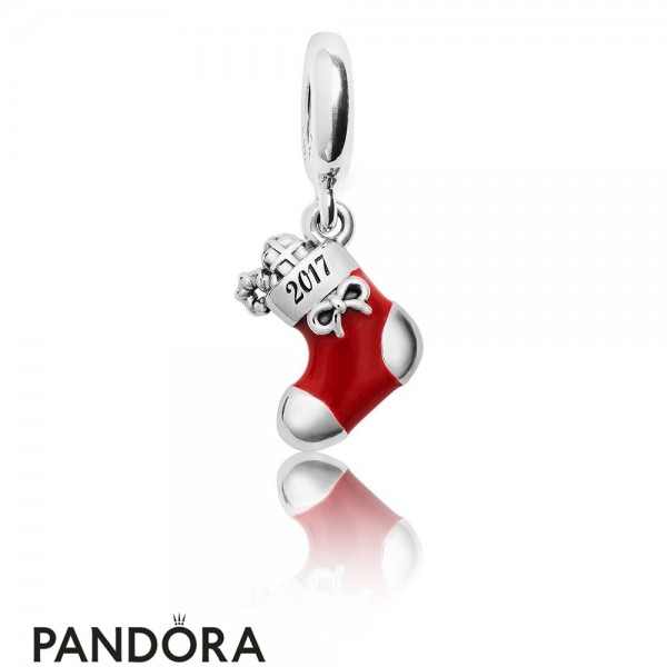 Pandora Jewellery Winter Collection 2017 Engraved Christmas Stocking Limited Edition Charm