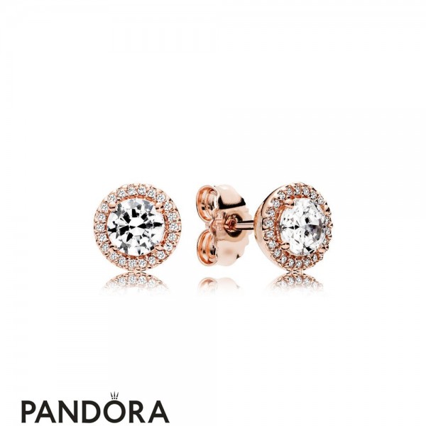Pandora Jewellery Winter Collection Classic Elegance Stud Earrings Pandora Jewellery Rose
