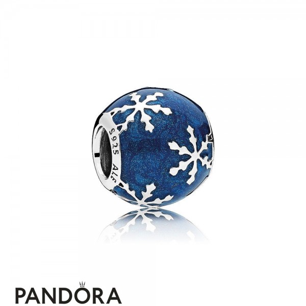Pandora Jewellery Winter Collection Wintry Delight Charm Midnight Blue Enamel