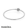 Pandora Jewellery Bracelets Disney Disney Beauty The Beast Bangle Bracelet Clear Cz