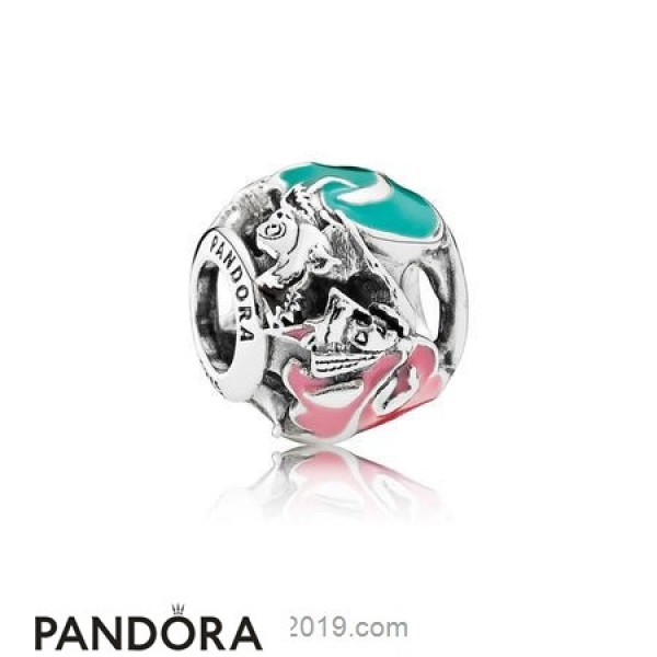 Pandora Jewellery Disney Charms Aurora's Fairy Godmothers Charm Mixed Enamel