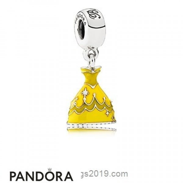 Pandora Jewellery Disney Charms Belle's Dress Pendant Charm Mixed Enamel