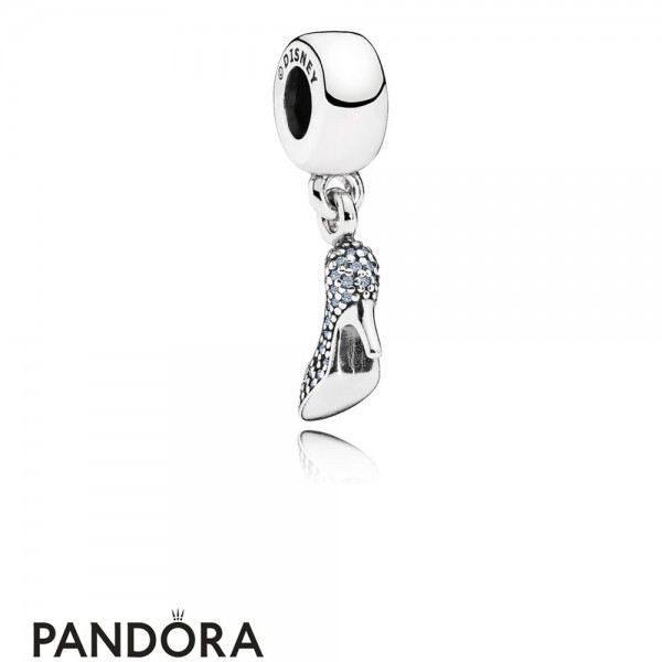 Pandora Jewellery Disney Charms Cinderella Sparkling Slipper Pendant Charm Fancy Light Blue