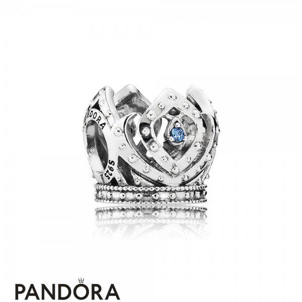 Pandora Jewellery Disney Charms Elsa's Crown Charm Blue Cz
