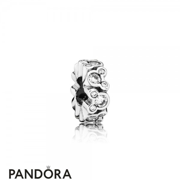 Pandora Jewellery Disney Charms Mickey All Around Spacer Clear Cz