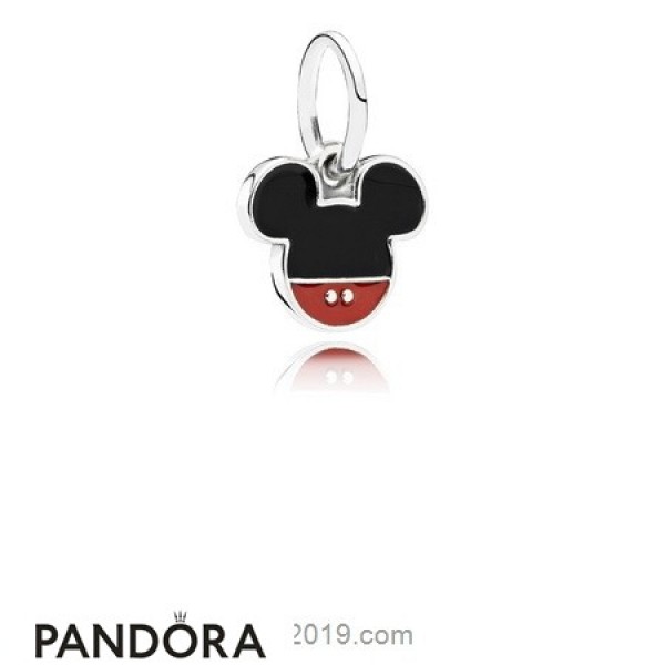 Pandora Jewellery Disney Charms Mickey Icon Pendant Charm Mixed Enamel