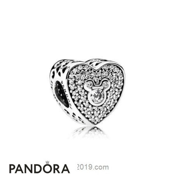 Pandora Jewellery Disney Charms Mickey Minnie Sparkling Heart