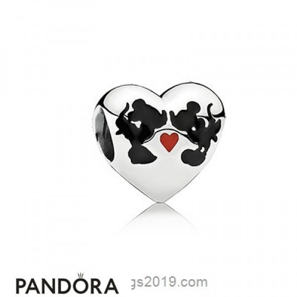 Pandora Jewellery Disney Charms Minnie Mickey Kiss Charm Mixed Enamel