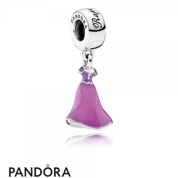 Pandora Jewellery Disney Charms Rapunzel's Dress Pendant Charm Mixed Enamel