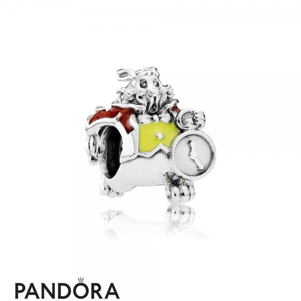 Pandora Jewellery Disney Charms White Rabbit Charm Mixed Enamel
