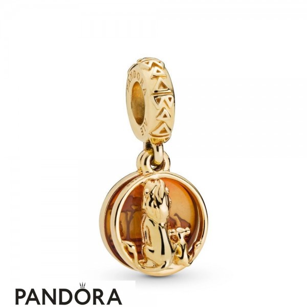Women's Pandora Jewellery Disney Pandora Jewellery Shine Simba And Mufasa Sunset Hanging Charm