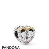Women's Pandora Jewellery Disney Simba And Nala Heart Charm