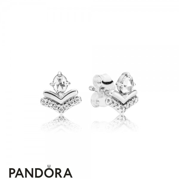 Women's Pandora Jewellery Classic Wishes Earring Studs