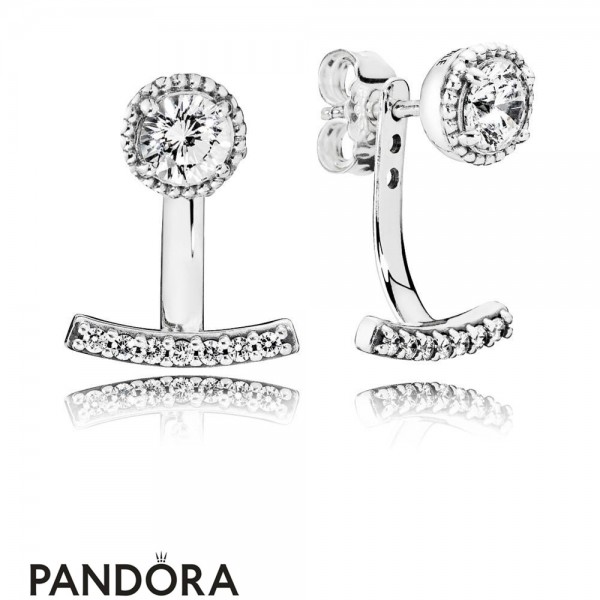 Pandora Jewellery Earrings Abstract Elegance Drop Earrings