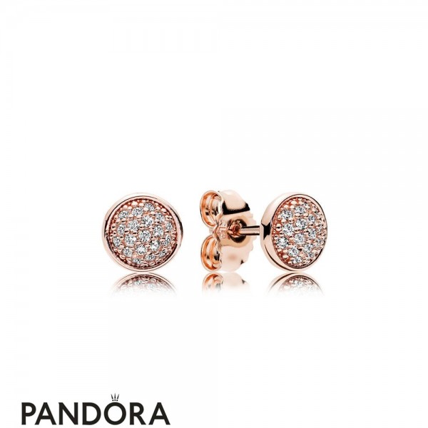 Pandora Jewellery Earrings Dazzling Droplets Stud Earrings Pandora Jewellery Rose