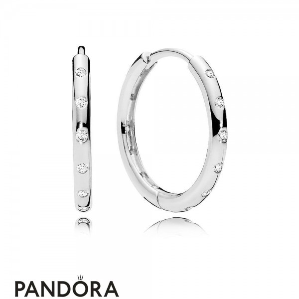 Pandora Jewellery Earrings Droplets Hoop Earrings