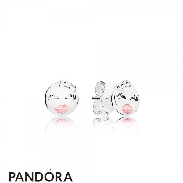 Women's Pandora Jewellery Playful Wink Earring Studs