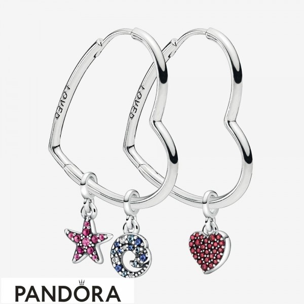 Women's Pandora Jewellery Symbols Of You Earring & Charms Set