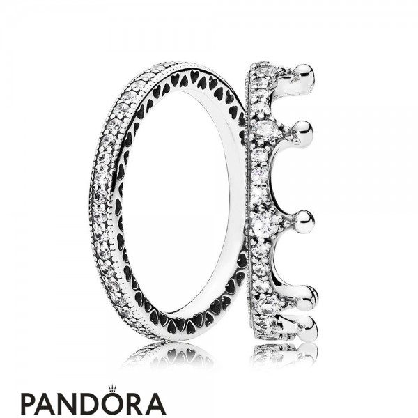 Women's Pandora Jewellery 25 Sterling Silver Enchanting Ring Stack