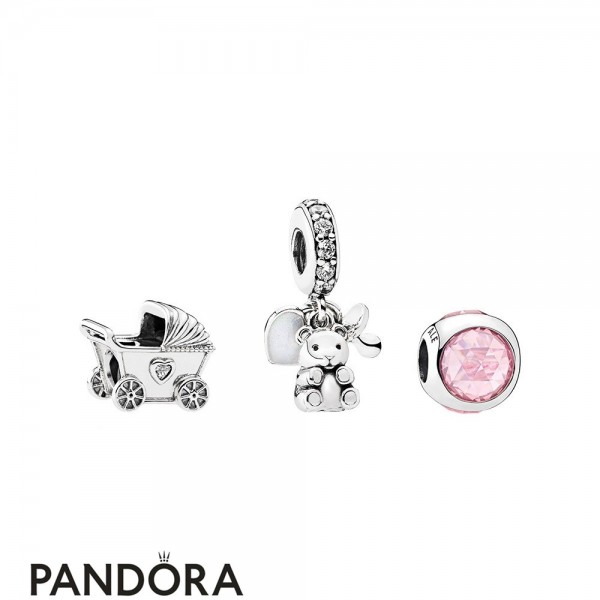 Women's Pandora Jewellery Baby Girl Charm Pack