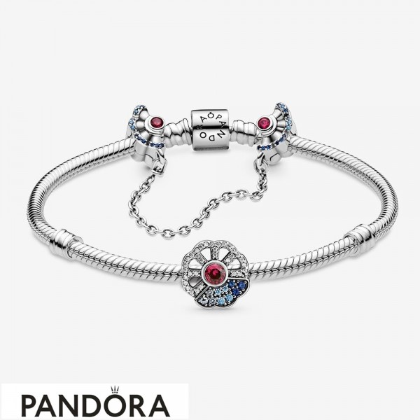 Women's Pandora Jewellery Blue & Pink Bracelet Set