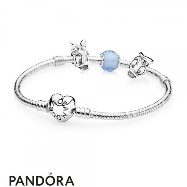 Women's Pandora Jewellery Disney Donald And Daisy Bracelet Set