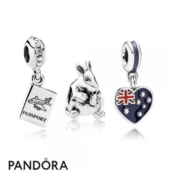 Women's Pandora Jewellery Escape To Australia Charm Set