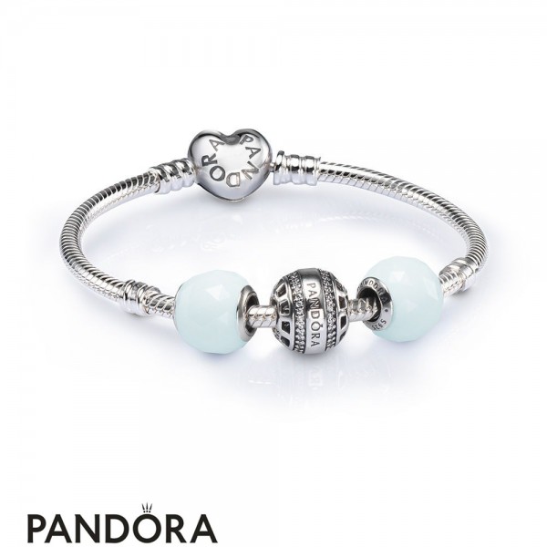Women's Pandora Jewellery Forever Pandora Jewellery Charm Bracelet Set