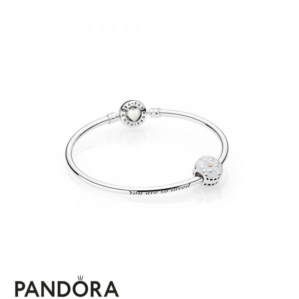 Pandora Jewellery Holiday Gift Tree Of Hearts Limited Edition Bangle Set