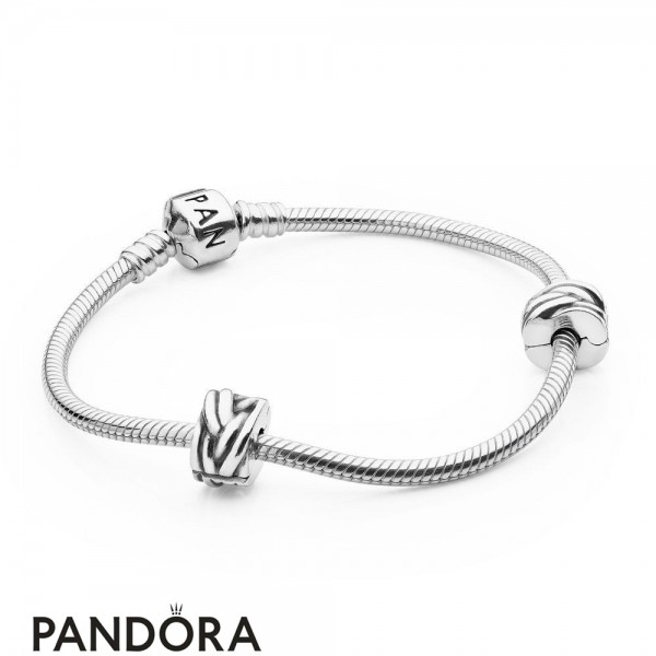 Women's Pandora Jewellery Iconic Pandora Jewellery Holiday Gift Clasp Bracelet