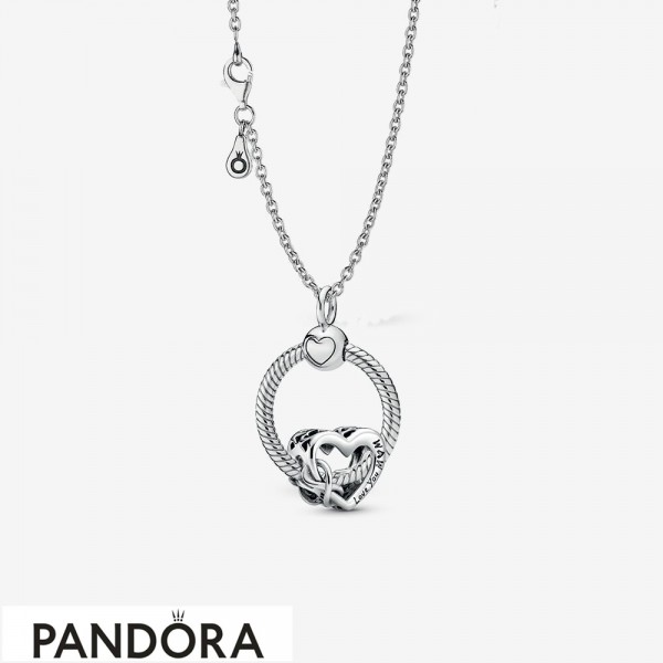 Women's Pandora Jewellery Love You Infinity O Pendant Set