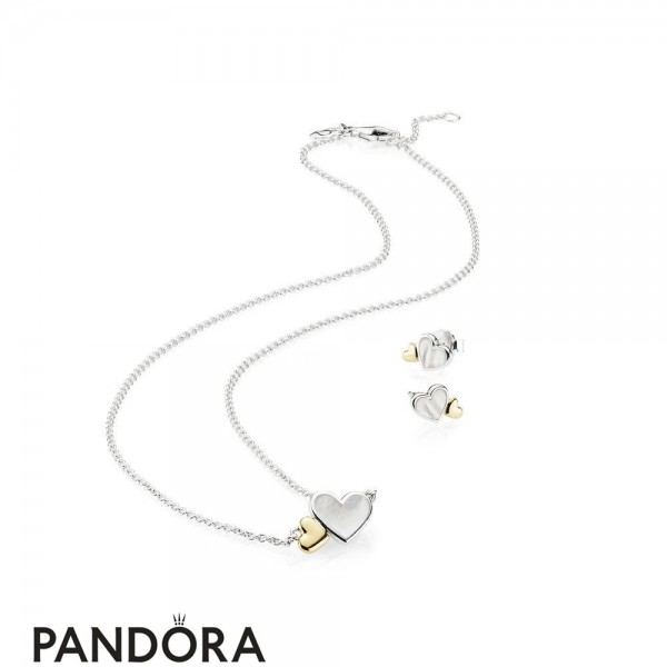 Women's Pandora Jewellery Luminous Hearts Set