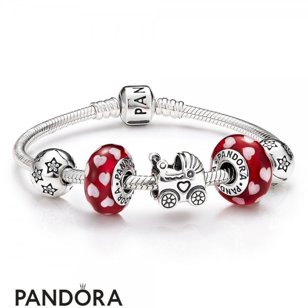 Women's Pandora Jewellery New Born Gift Set
