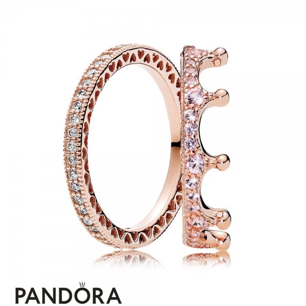 Pandora Jewellery Rose Enchanting Ring Stack