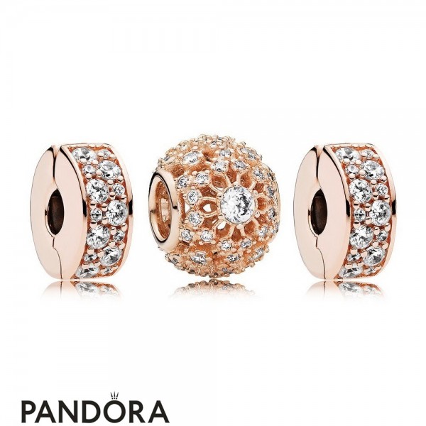 Pandora Jewellery Rose Sparkling Radiance Charm Pack Sotre